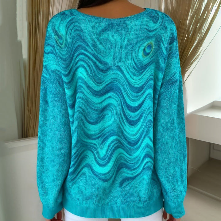 Tričko S Dlouhými Rukávy a Stylovým Přechodem